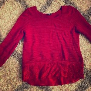 Perfect red sweater for the holidays!